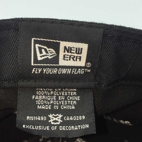 Pittsburgh Steelers NFL Black White Hat Baseball Cap 7 3/8 New Era - Picture 12 of 16